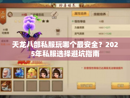 天龙八部私服玩哪个最安全？2025年私服选择避坑指南