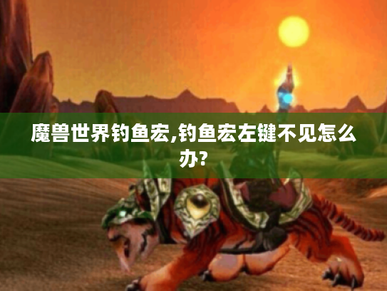 魔兽世界钓鱼宏,钓鱼宏左键不见怎么办?