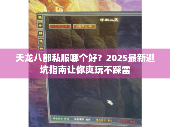 天龙八部私服哪个好？2025最新避坑指南让你爽玩不踩雷