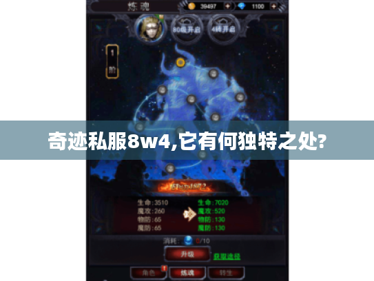 奇迹私服8w4,它有何独特之处?