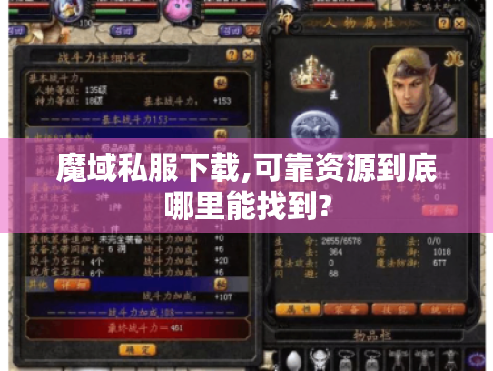 魔域私服下载,可靠资源到底哪里能找到?