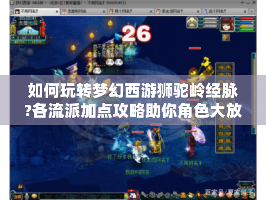 如何玩转梦幻西游狮驼岭经脉?各流派加点攻略助你角色大放异彩! 如何玩转梦幻西游狮驼岭经脉?各流派加点攻略助你角色大放异彩!