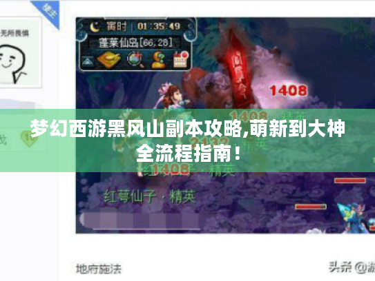 梦幻西游黑风山副本攻略,萌新到大神全流程指南！
