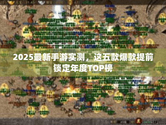 2025最新手游实测，这五款爆款提前锁定年度TOP榜