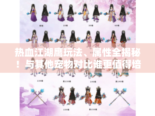热血江湖鹰玩法、属性全揭秘！与其他宠物对比谁更值得培养?
