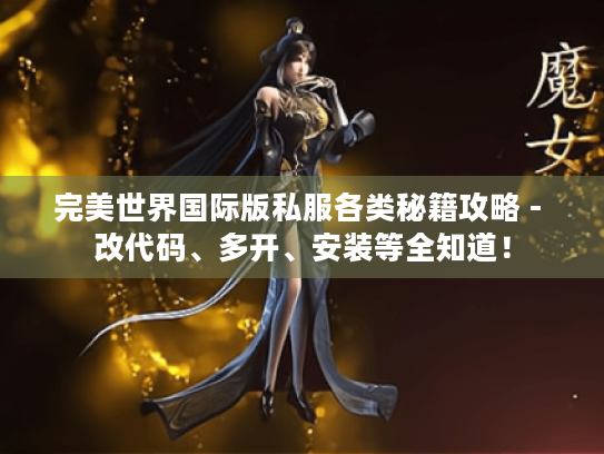 完美世界国际版私服各类秘籍攻略 - 改代码、多开、安装等全知道！