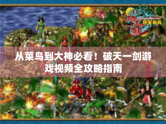 从菜鸟到大神必看！破天一剑游戏视频全攻略指南