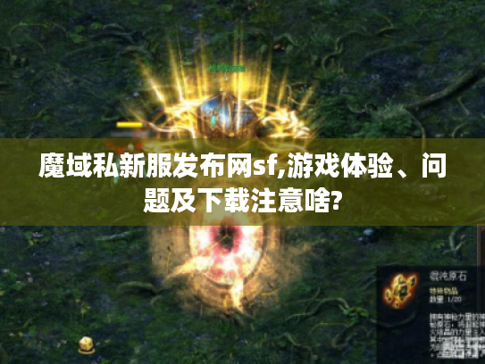 魔域私新服发布网sf,游戏体验、问题及下载注意啥?