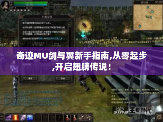 奇迹MU剑与翼新手指南,从零起步,开启翅膀传说！