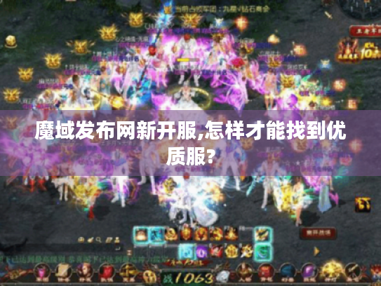 魔域发布网新开服,怎样才能找到优质服?