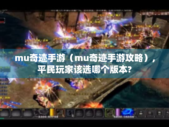 mu奇迹手游（mu奇迹手游攻略）,平民玩家该选哪个版本?
