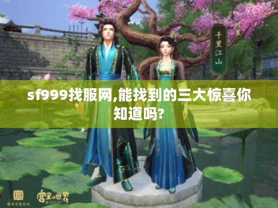 sf999找服网,能找到的三大惊喜你知道吗?