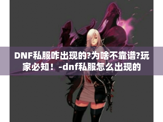 DNF私服咋出现的?为啥不靠谱?玩家必知！-dnf私服怎么出现的