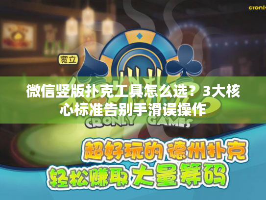 微信竖版扑克工具怎么选？3大核心标准告别手滑误操作