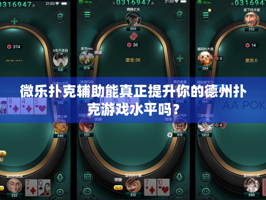 微乐扑克辅助能真正提升你的德州扑克游戏水平吗？