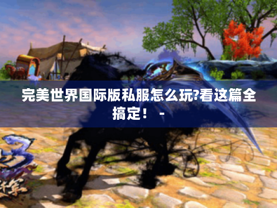 完美世界国际版私服怎么玩?看这篇全搞定！ -