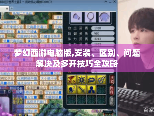 梦幻西游电脑版,安装、区别、问题解决及多开技巧全攻略
