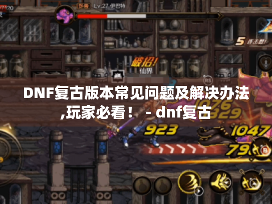 DNF复古版本常见问题及解决办法,玩家必看！ - dnf复古