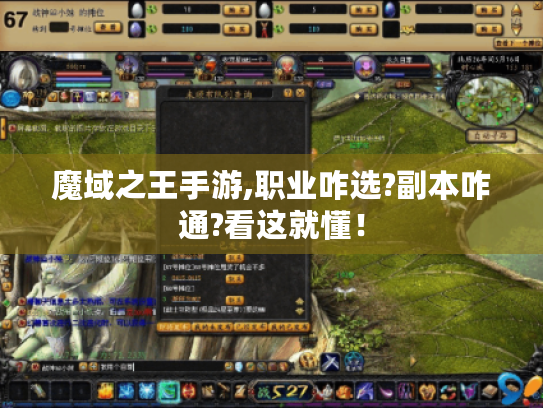 魔域之王手游,职业咋选?副本咋通?看这就懂! 魔域之王手游,职业咋选?副本咋通?看这就懂!