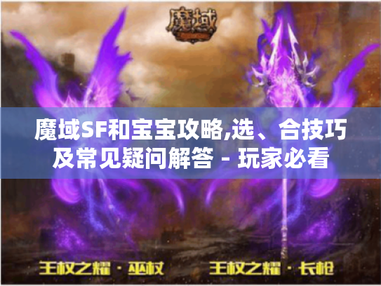 魔域SF和宝宝攻略,选、合技巧及常见疑问解答 - 玩家必看