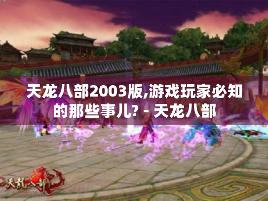 天龙八部2003版,游戏玩家必知的那些事儿? - 天龙八部 天龙八部2003版,游戏玩家必知的那些事儿? - 天龙八部