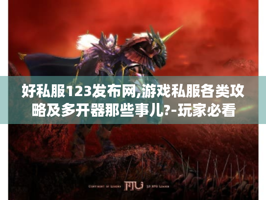 好私服123发布网,游戏私服各类攻略及多开器那些事儿?-玩家必看