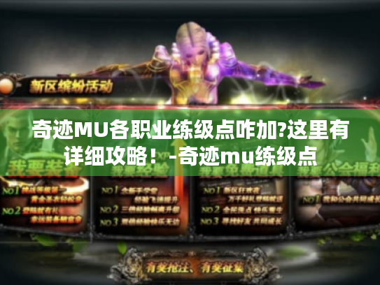奇迹MU各职业练级点咋加?这里有详细攻略！-奇迹mu练级点