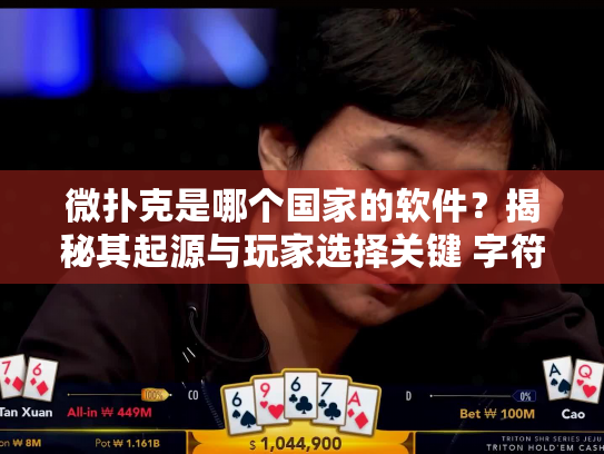 微扑克是哪个国家的软件？揭秘其起源与玩家选择关键 字符数，28）