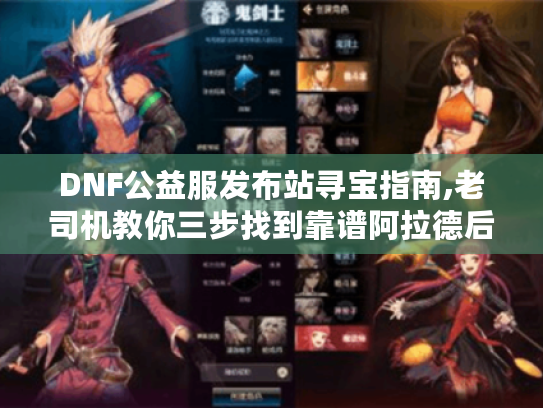 DNF公益服发布站寻宝指南,老司机教你三步找到靠谱阿拉德后花园