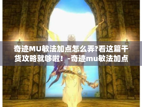 奇迹MU敏法加点怎么弄?看这篇干货攻略就够啦！-奇迹mu敏法加点