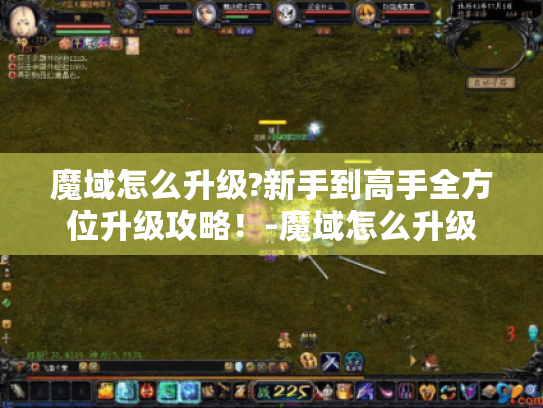 魔域怎么升级?新手到高手全方位升级攻略！-魔域怎么升级