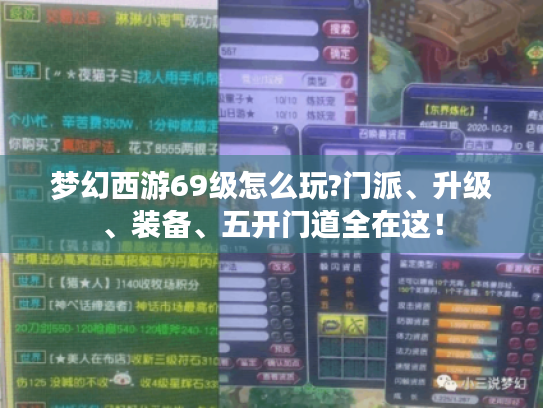 梦幻西游69级怎么玩?门派、升级、装备、五开门道全在这！