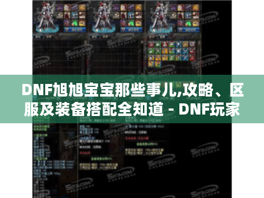 DNF旭旭宝宝那些事儿,攻略、区服及装备搭配全知道 - DNF玩家必看！
