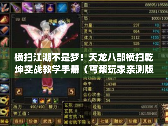 横扫江湖不是梦！天龙八部横扫乾坤实战教学手册（丐帮玩家亲测版）