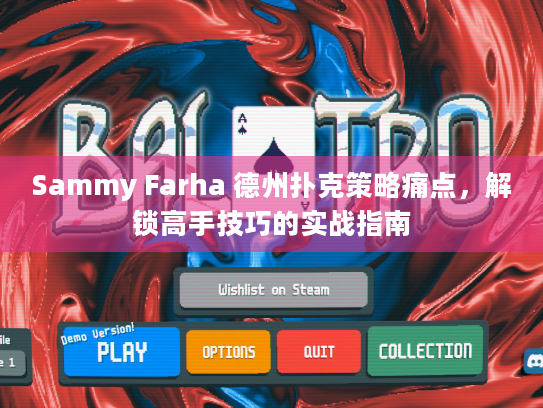 Sammy Farha 德州扑克策略痛点,解锁高手技巧的实战指南 Sammy Farha 德州扑克策略痛点,解锁高手技巧的实战指南