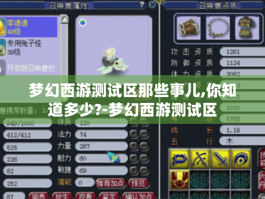 梦幻西游测试区那些事儿,你知道多少?-梦幻西游测试区 梦幻西游测试区那些事儿,你知道多少?-梦幻西游测试区