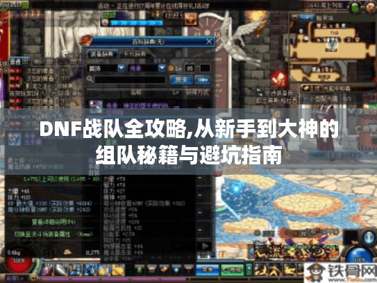 DNF战队全攻略,从新手到大神的组队秘籍与避坑指南
