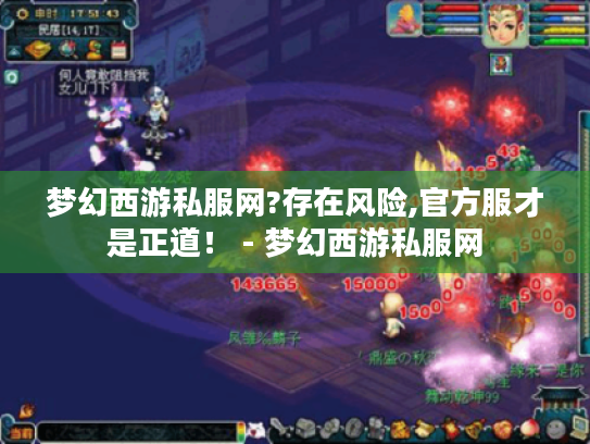 梦幻西游私服网?存在风险,官方服才是正道！ - 梦幻西游私服网