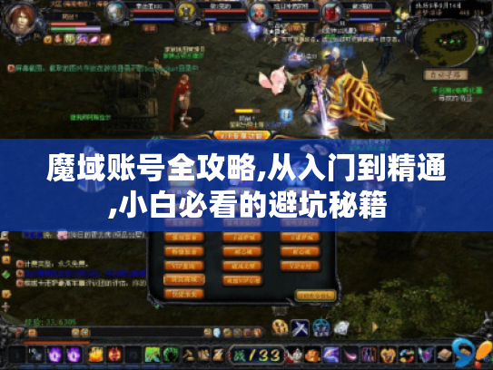 魔域账号全攻略,从入门到精通,小白必看的避坑秘籍