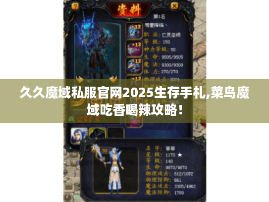 久久魔域私服官网2025生存手札,菜鸟魔域吃香喝辣攻略！