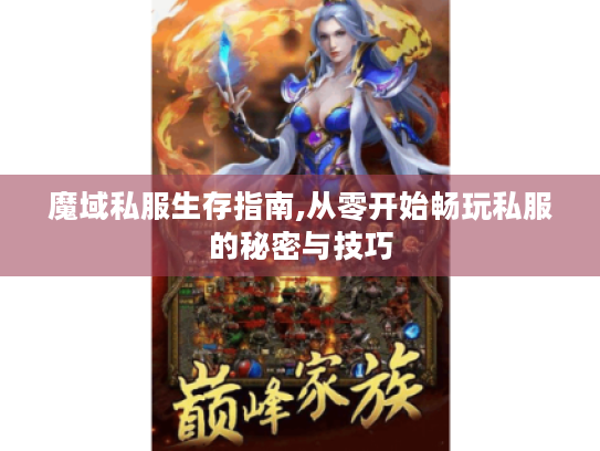 魔域私服生存指南,从零开始畅玩私服的秘密与技巧
