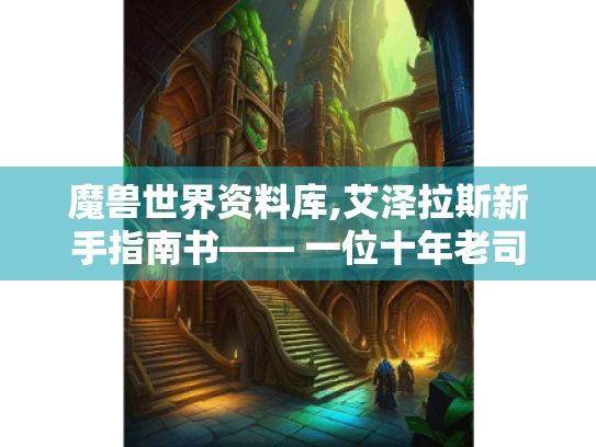 魔兽世界资料库,艾泽拉斯新手指南书—— 一位十年老司机的保姆级教学