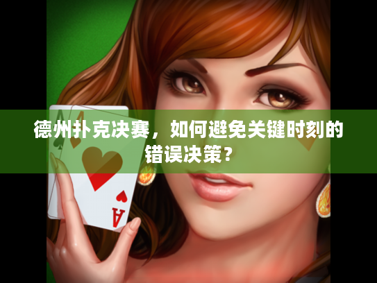 德州扑克决赛，如何避免关键时刻的错误决策？