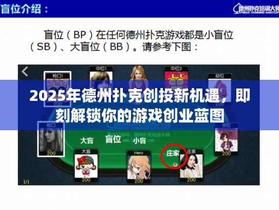 2025年德州扑克创投新机遇，即刻解锁你的游戏创业蓝图