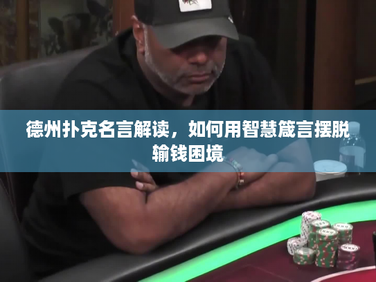 德州扑克名言解读,如何用智慧箴言摆脱输钱困境 德州扑克名言解读,如何用智慧箴言摆脱输钱困境