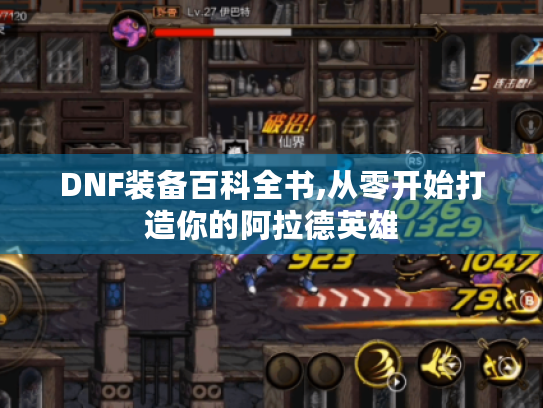 DNF装备百科全书,从零开始打造你的阿拉德英雄
