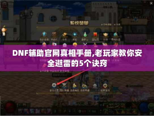 DNF辅助官网真相手册,老玩家教你安全避雷的5个诀窍