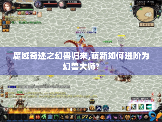 魔域奇迹之幻兽归来,萌新如何进阶为幻兽大师?