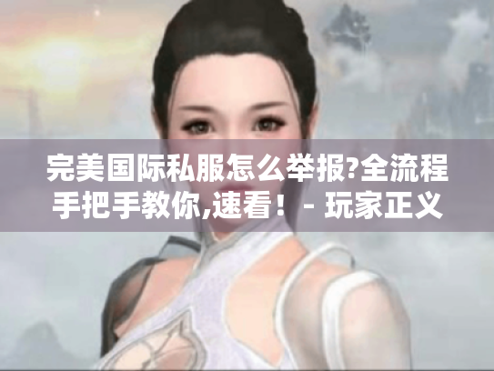 完美国际私服怎么举报?全流程手把手教你,速看！- 玩家正义指南