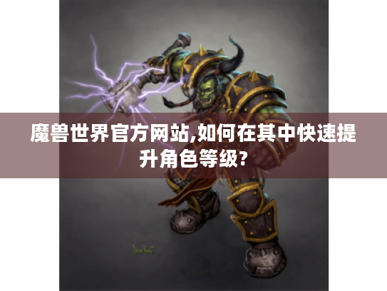 魔兽世界官方网站,如何在其中快速提升角色等级?